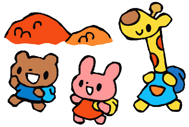 どれみ保育園秋の遠足イメージイラスト